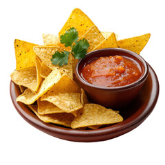 Chips Dipping Sauce on transparent background