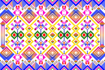 seamless geometric pattern with geometric shapes