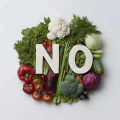 Healthy eating, rejecting processed foods