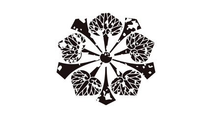 家紋はんこ・剣五ツ葵.ai