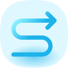 Obraz premium zigzag arrow