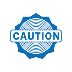 caution rubber stamp, flat education label minimalist design for digital and print projects
 Graphic Design Icons Making a Huge Impact on Visual Aesthetics