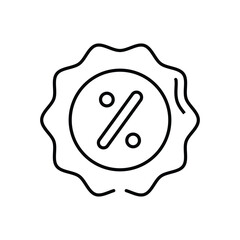 Discount  icon vector stock illustration