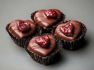 Heart-Shaped Chocolate Treats