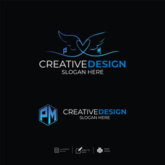 Logo template design ideas vector