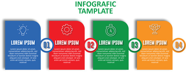 User-Friendly Infographic with Icons and Information Flow