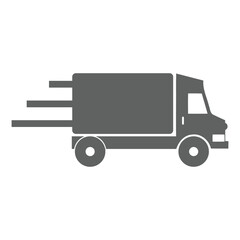 truck on a white background