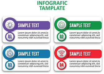 Obraz premium Multi-Layer Infographic for Business Development