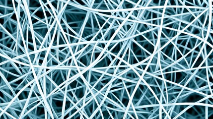 Abstract Nanofiber Network Texture Background