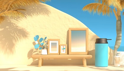 Beachside Display Shelf