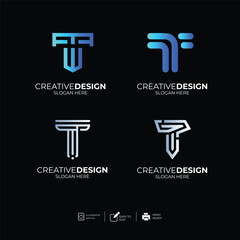 Logo template design ideas vector