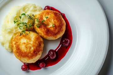 Traditional Swedish Kottbullar Dish