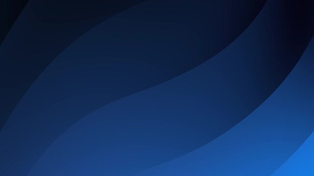 Dark blue background with flowing curved lines and smooth transitions. A modern and dynamic background loop