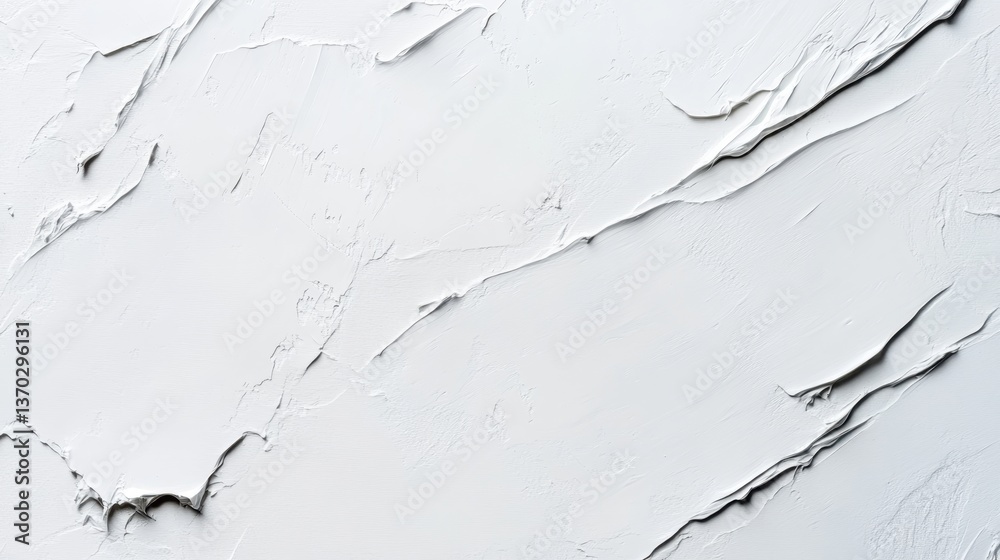 Poster decorative putty spreading over surface, generating intricate textural relief with organic patterns,