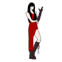 Naklejka premium people pose