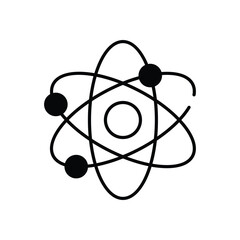 Science icon vector stock illustration