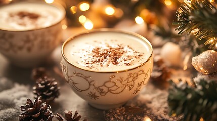 christmas cup of coffee