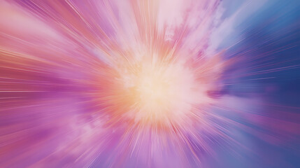Obraz premium Dynamic color explosion abstract background digital artwork vivid environment wide viewpoint creative concept