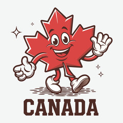 Canada Flag T-Shirt Designs Typography Vector Design