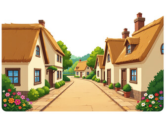 古き良き村のしずけさ