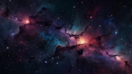 Fototapeta premium Galactic Glow: Cosmic Shimmer Texture Background