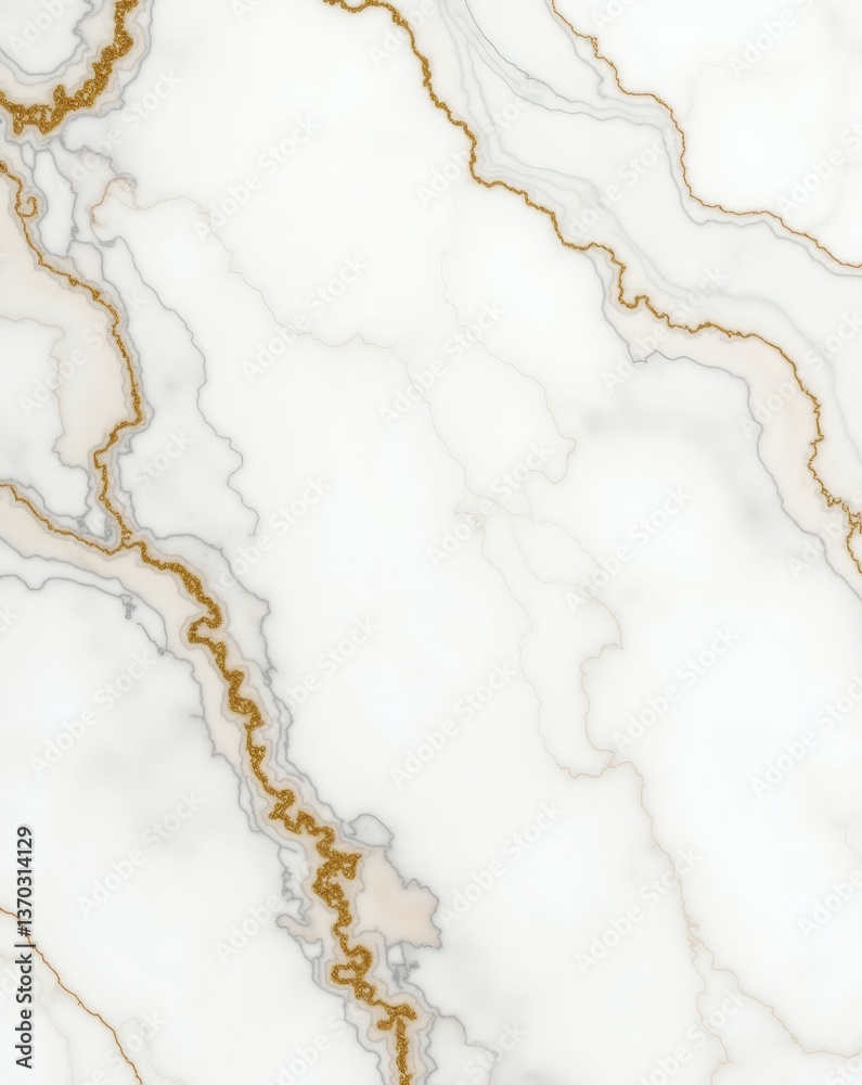 Poster abstract marble texture with gold veins. the pattern is smooth, with subtle variations, creating a l