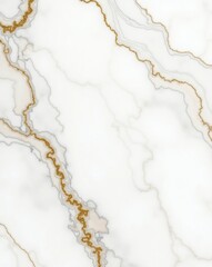 Abstract marble texture with gold veins. The pattern is smooth, with subtle variations, creating a luxurious feel. The gold veins add a touch of opulence. It exudes elegance, style and sophistication