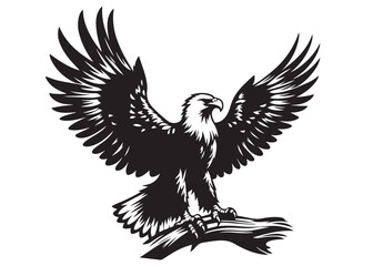 eagle flying logo silhouette vector, eagle logo icon silhouette, bald eagle silhouette, black american eagle flying logo silhouette, flying eagle bird silhouette isolated on white background