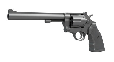 Isolated Revolver Handgun, Weapon Protection
