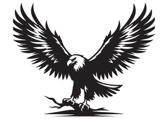 eagle flying logo silhouette vector, eagle logo icon silhouette, bald eagle silhouette, black american eagle flying logo silhouette, flying eagle bird silhouette isolated on white background
