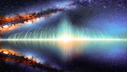 Mysterious signal waves illuminate the cosmic expanse of deep space