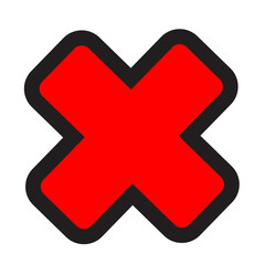 Obraz premium Black line icon set cut school life alphabet x