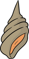 Illustration of sea shell
