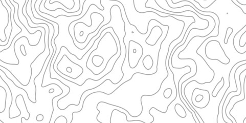 Сoncept of a conditional geography scheme and the terrain path.The stylized height of the topographic contour in lines and contours.Black stroke on white background.Vector illustration.

