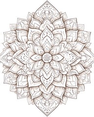 Floral flower vector Illustrations on white background