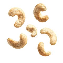 Delicious Cashew Treats on transparent background
