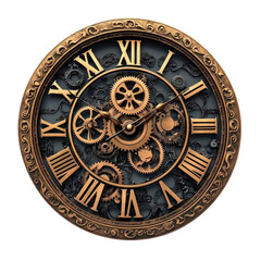 Steampunk Cloak Design on transparent background