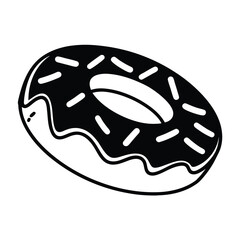 Donut vector illustration