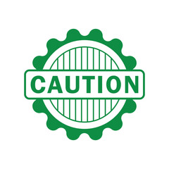 green caution rubber stamp, flat education label minimalist design for digital and print projects
 Graphic Design Icons Making a Huge Impact on Visual Aesthetics