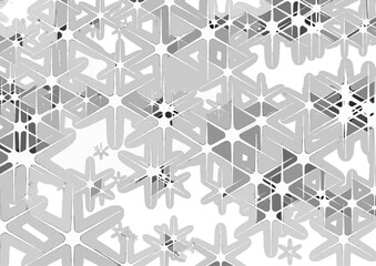 Abstract Geometric Star Pattern