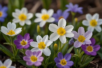 Obraz premium spring crocus flowers
