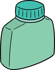 Illustration of water bottle

