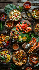 An Exotic Culinary Journey: Vibrant Spread of Traditional Zanzibar Dishes