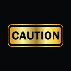 gold color caution rubber stamp, flat education label minimalist design for digital and print projects
 Graphic Design Icons Making a Huge Impact on Visual Aesthetics