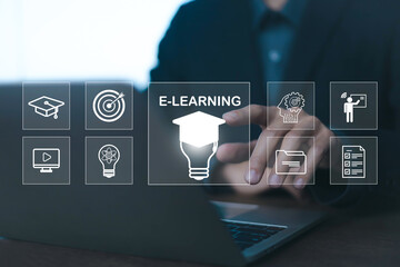 Through e-learning platforms students can develop their skills by attending online seminars, taking courses, and accessing a library of digital content such as videos tutorials and online media texts.