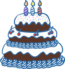 케이크, 생일, 디저트, 벡터, 먹을것, celebration, 크림, 베이커리, 컵케이크, 양초, 데코, 해피, 기념일, 딸기, 파이, 결혼