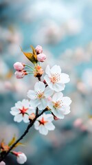 Delicate spring blossoms