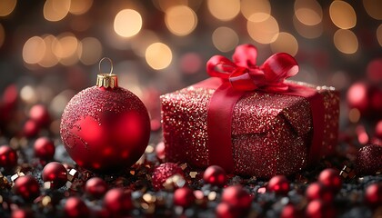 Holiday Gift Ornament Festive Scene