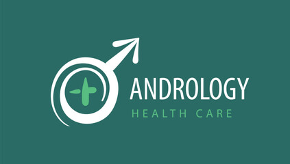 Logo for andrology. Vector illustration