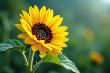 Flor de girasol enredada alrededor de una rama, flowers, nature, sunflower flower wrapped around branch
